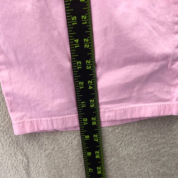 Lee Women Cargo Capri Pants Size 8 Medium Widde Leg Outdoors Casual Pink Classic - Picture 8 of 12